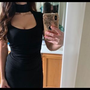 Choker black top